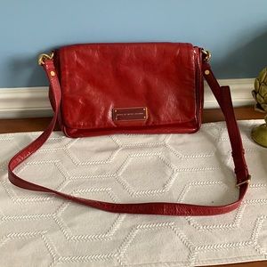 Marc Jacobs  Red Patent Leather Crossbody